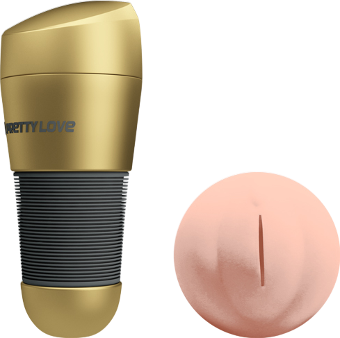 Αυνανιστήρι κόλπου από tpe σε φυσικό χρώμα, μήκους 20,5 εκ. και μέγιστης διαμέτρου 8,6 εκ.