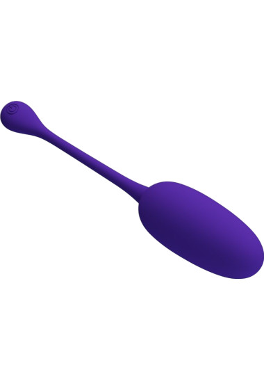 Pretty Love Knucker Rechargeable Vibrating Egg 18,6 cm Δονούμενο αυγό από σιλικόνη σε μοβ χρώμα, μήκους 18,6 εκ. και μέγιστης διαμέτρου 3,4 εκ.