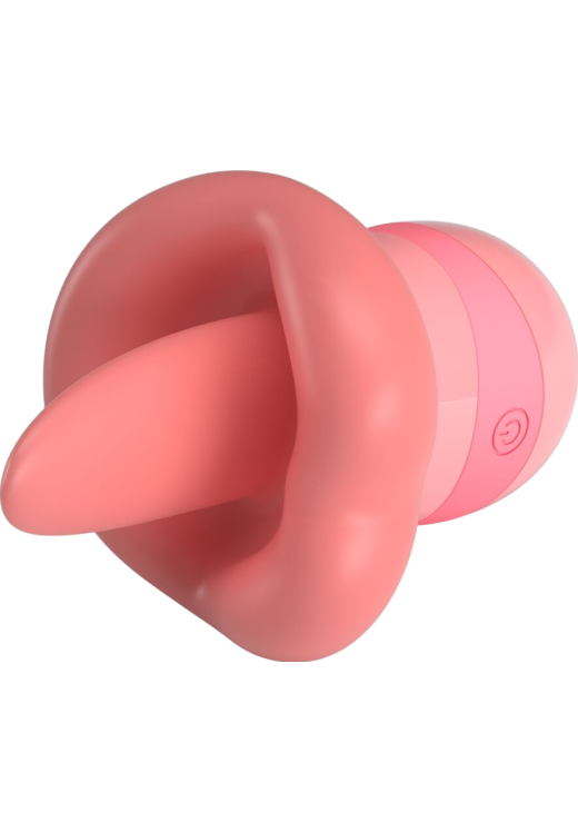Κλειτοριδικός δονητής από tpe σε ροζ χρώμα, μήκους 11,6 εκ. και μέγιστης διαμέτρου 7,2 εκ.