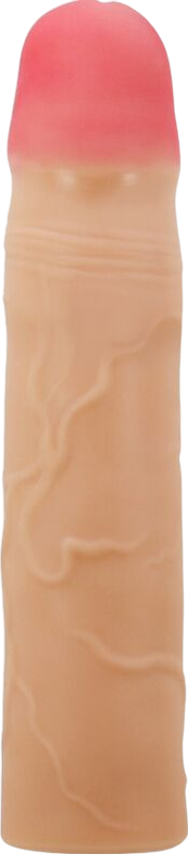 Προέκταση πέους από tpr σε φυσικό χρώμα, μήκους 20,5 εκ. και μέγιστης διαμέτρου 4 εκ.