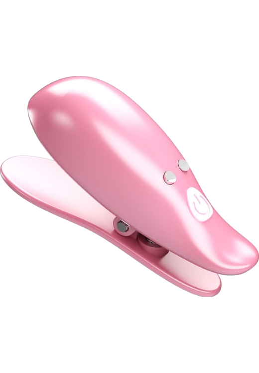 Σφιγκτήρες θηλών από abs σε ροζ χρώμα, μήκους 5,1 εκ.