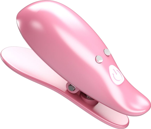 Σφιγκτήρες θηλών από abs σε ροζ χρώμα, μήκους 5,1 εκ.