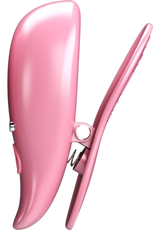 Σφιγκτήρες θηλών από abs σε ροζ χρώμα, μήκους 5,1 εκ.