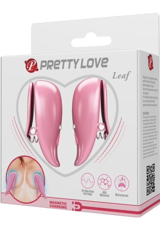 Σφιγκτήρες θηλών από abs σε ροζ χρώμα, μήκους 5,1 εκ.