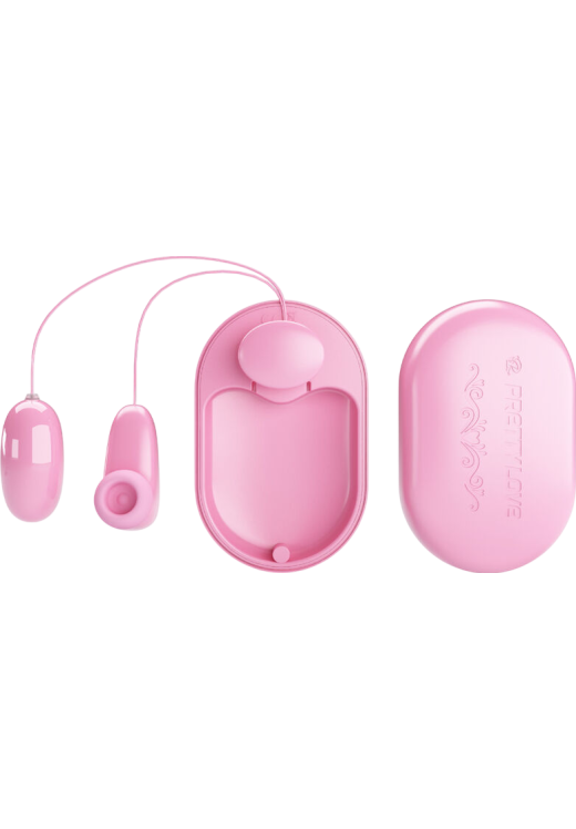 Μίνι δονητής από σιλικόνη σε ροζ χρώμα, μήκους 5 εκ. και μέγιστης διαμέτρου 2,5 εκ. με ενσύρματο κοντρόλ