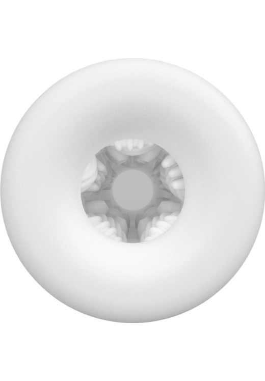 Αυνανιστήρι από tpr σε λευκό χρώμα, μήκους 9 εκ. και μέγιστης διαμέτρου 3,5 εκ.