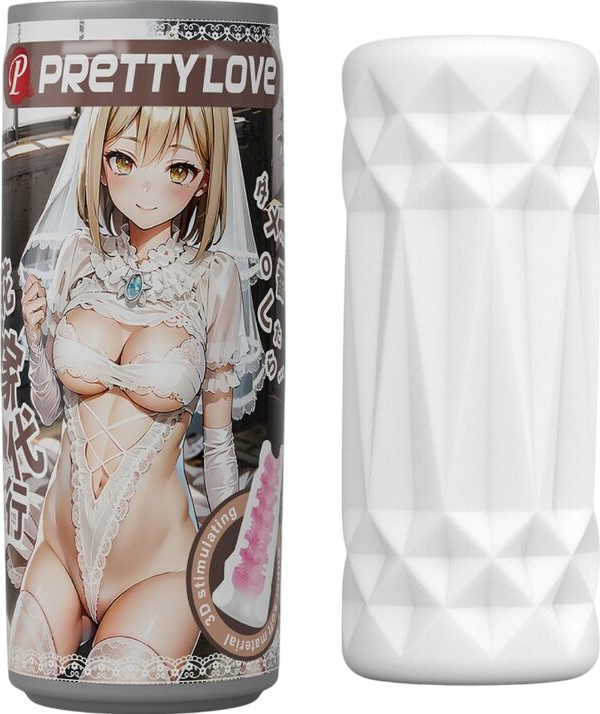 Αυνανιστήρι από tpr σε λευκό χρώμα, μήκους 9 εκ. και μέγιστης διαμέτρου 3,5 εκ.