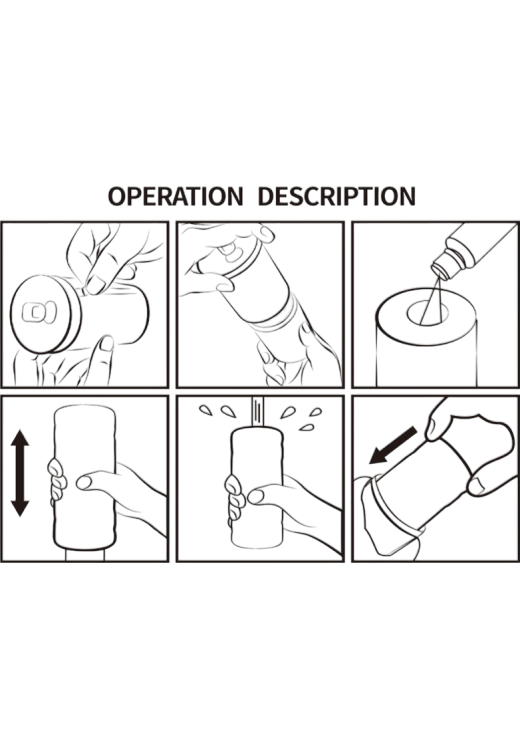 Αυνανιστήρι από tpr σε λευκό χρώμα, μήκους 9 εκ. και μέγιστης διαμέτρου 3,5 εκ.