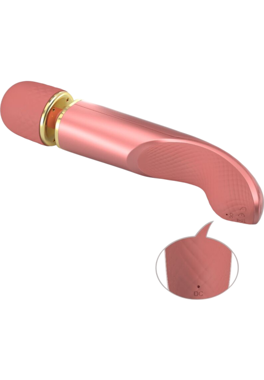 Δονητής μασάζ από σιλικόνη σε ροζ χρώμα, μήκους 29 εκ. και μέγιστης διαμέτρου 5,8 εκ.