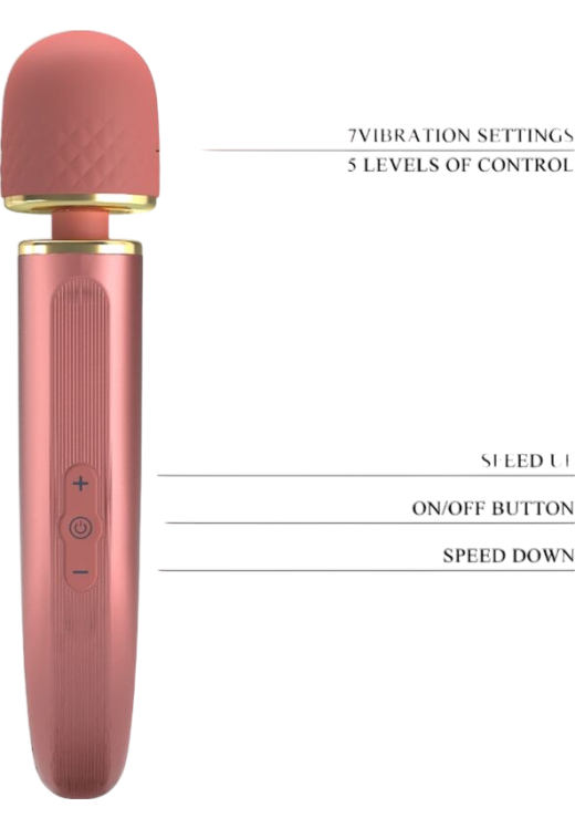 Δονητής μασάζ από σιλικόνη σε ροζ χρώμα, μήκους 29 εκ. και μέγιστης διαμέτρου 5,8 εκ.