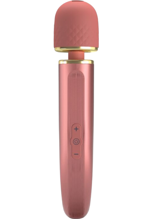 Δονητής μασάζ από σιλικόνη σε ροζ χρώμα, μήκους 29 εκ. και μέγιστης διαμέτρου 5,8 εκ.