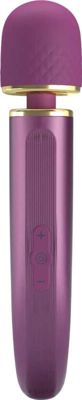 Δονητής μασάζ από σιλικόνη σε μοβ χρώμα, μήκους 24 εκ. και μέγιστης διαμέτρου 4,8 εκ.