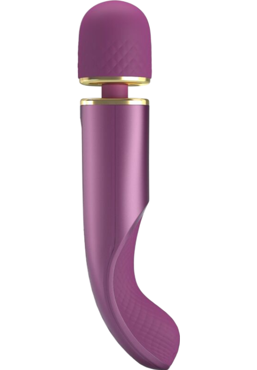 Δονητής μασάζ από σιλικόνη σε μοβ χρώμα, μήκους 24 εκ. και μέγιστης διαμέτρου 4,8 εκ.