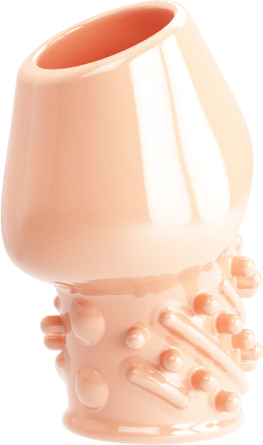 Κάλλυμα πέους από tpr σε φυσικό χρώμα, μήκους 6,5 εκ. και μέγιστης διαμέτρου 3,6 εκ.