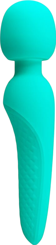 Δονητής μασάζ από σιλικόνη σε πράσινο χρώμα, μήκους 21,5 εκ. και μέγιστης διαμέτρου 5 εκ.