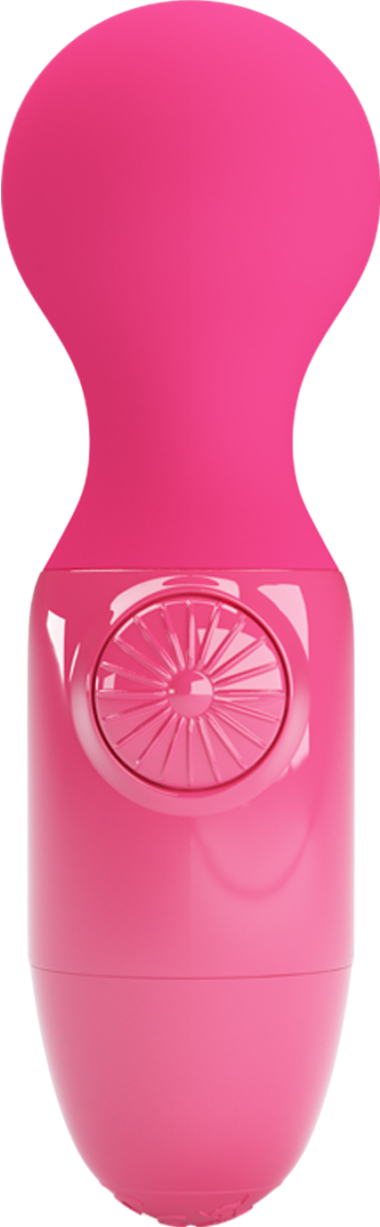 Δονητής μασάζ από σιλικόνη σε φούξια χρώμα, μήκους 12 εκ. και μέγιστης διαμέτρου 3,8 εκ.