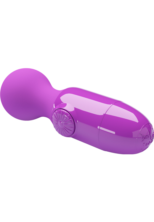 Δονητής μασάζ από σιλικόνη σε μοβ χρώμα, μήκους 12 εκ. και μέγιστης διαμέτρου 3,8 εκ.