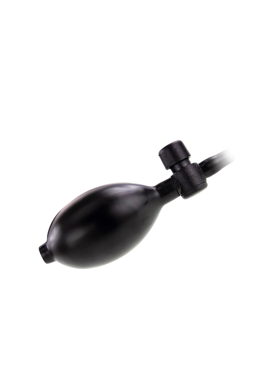 Πρωκτική σφήνα από σιλικόνη σε μαύρο χρώμα, μήκους 11 εκ.