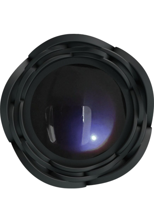 Δονούμενη σφήνα από σιλικόνη σε μαύρο χρώμα, μήκους 11,2 εκ. και μέγιστης διαμέτρου 9 εκ.