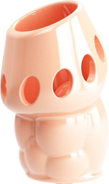 Κάλλυμα πέους από tpr σε φυσικό χρώμα, μήκους 6,4 εκ. και μέγιστης διαμέτρου 3,6 εκ.