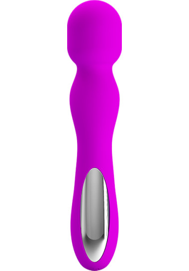 Pretty Love Paul Massager 17,3 cm Δονητής μασάζ από σιλικόνη σε μοβ χρώμα, μήκους 17,3 εκ. και μέγιστης διαμέτρου 3,2 εκ.