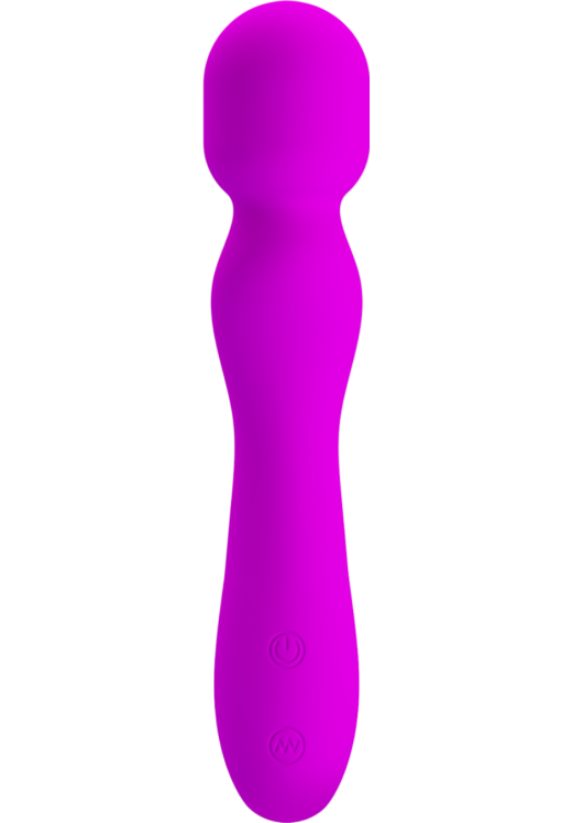 Δονητής μασάζ από σιλικόνη σε μοβ χρώμα, μήκους 17,3 εκ. και μέγιστης διαμέτρου 3,2 εκ.