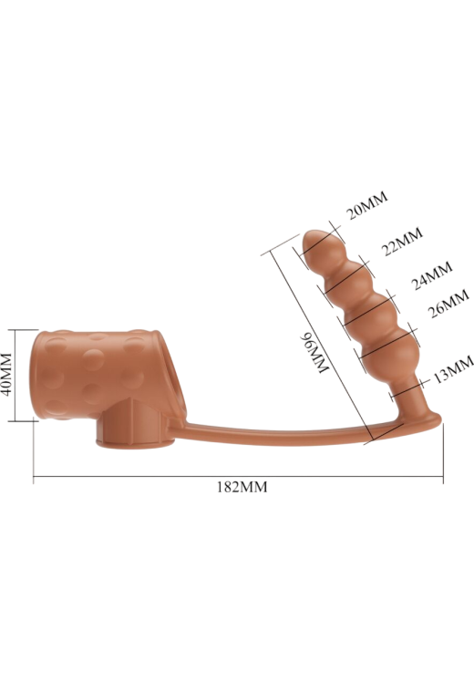 Κάλλυμα πέους από tpe σε φυσικό χρώμα
