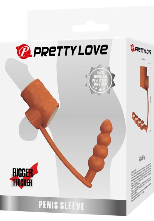 Κάλλυμα πέους από tpe σε φυσικό χρώμα