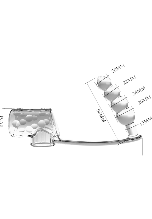 Κάλλυμα πέους από tpe σε διάφανο χρώμα