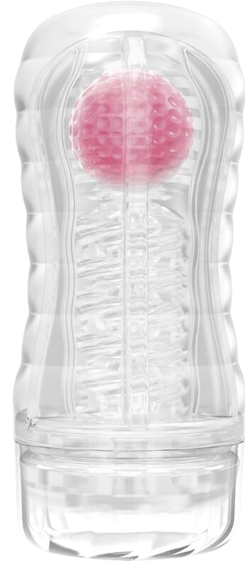 Αυνανιστήρι σε ροζ χρώμα, μήκους 18 εκ. και μέγιστης διαμέτρου 7,7 εκ.