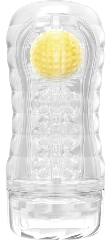 Αυνανιστήρι σε κίτρινο χρώμα, μήκους 18 εκ. και μέγιστης διαμέτρου 7,7 εκ.