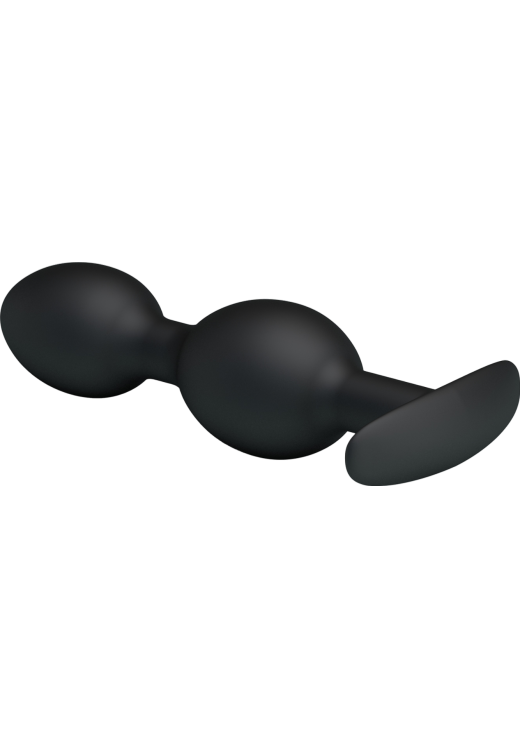 Πρωκτική σφήνα από σιλικόνη σε μαύρο χρώμα, μήκους 12,5 εκ. και μέγιστης διαμέτρου 2,8 εκ.