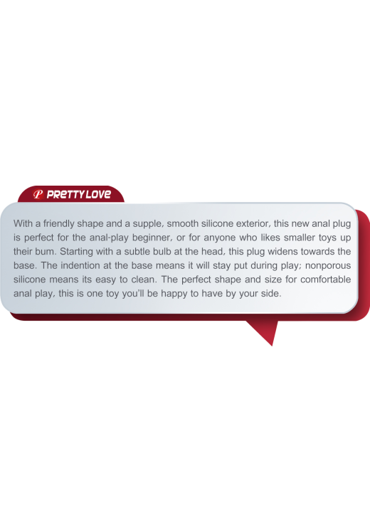 Πρωκτική σφήνα από σιλικόνη σε μαύρο χρώμα, μήκους 11,7 εκ. και μέγιστης διαμέτρου 3 εκ.