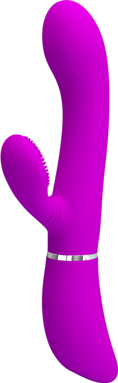 Rabbit δονητής από σιλικόνη σε μοβ χρώμα, μήκους 20,8 εκ. και μέγιστης διαμέτρου 3,6 εκ.