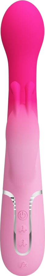 Rabbit δονητής από σιλικόνη σε ροζ χρώμα, μήκους 22,6 εκ. και μέγιστης διαμέτρου 3,7 εκ.