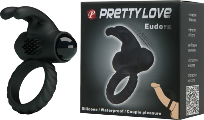 Δονούμενο δαχτυλίδι από σιλικόνη σε διάφανο χρώμα, μέγιστης διαμέτρου 2,5 εκ.