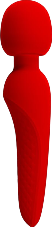 Rabbit δονητής από σιλικόνη σε κόκκινο χρώμα, μήκους 21,5 εκ. και μέγιστης διαμέτρου 5 εκ.