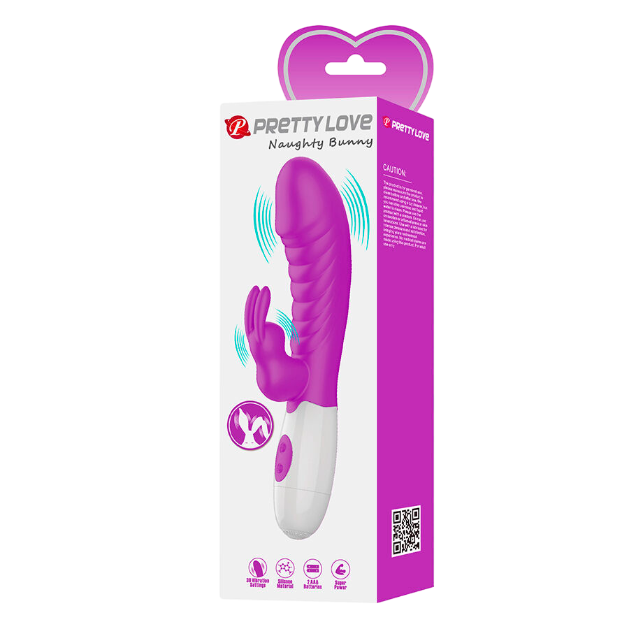 Rabbit δονητής από σιλικόνη σε μοβ χρώμα, μήκους 19,8 εκ. και μέγιστης διαμέτρου 3,6 εκ.