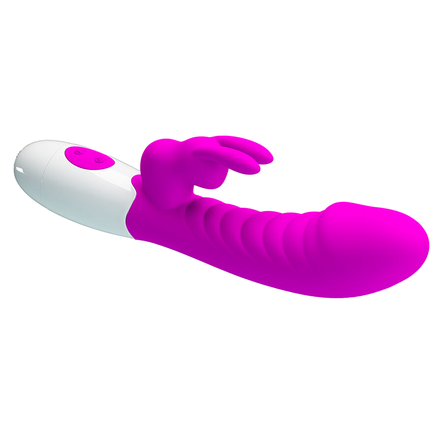 Rabbit δονητής από σιλικόνη σε μοβ χρώμα, μήκους 19,8 εκ. και μέγιστης διαμέτρου 3,6 εκ.