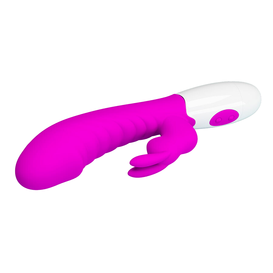 Rabbit δονητής από σιλικόνη σε μοβ χρώμα, μήκους 19,8 εκ. και μέγιστης διαμέτρου 3,6 εκ.