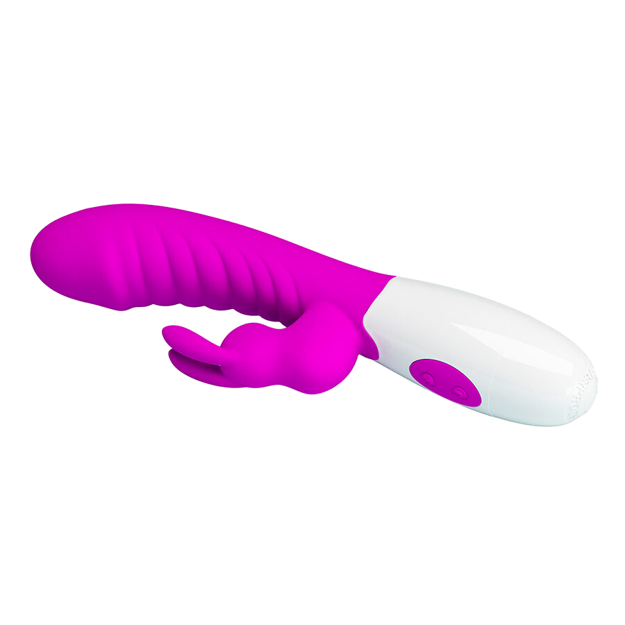 Rabbit δονητής από σιλικόνη σε μοβ χρώμα, μήκους 19,8 εκ. και μέγιστης διαμέτρου 3,6 εκ.