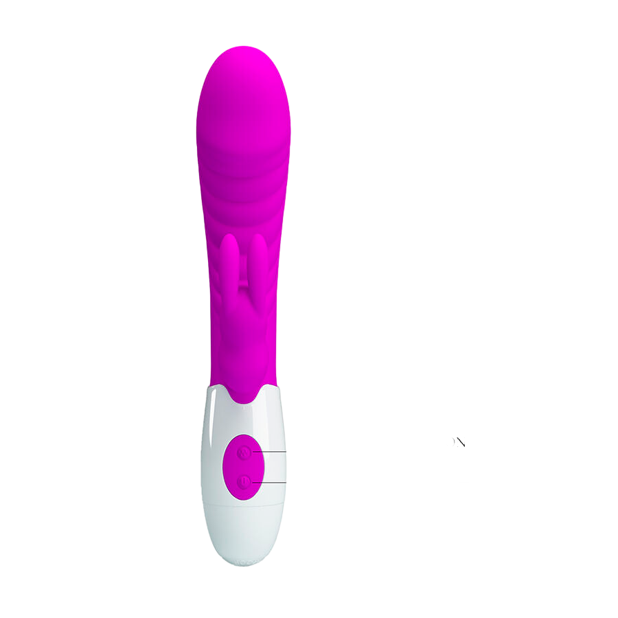 Rabbit δονητής από σιλικόνη σε μοβ χρώμα, μήκους 19,8 εκ. και μέγιστης διαμέτρου 3,6 εκ.