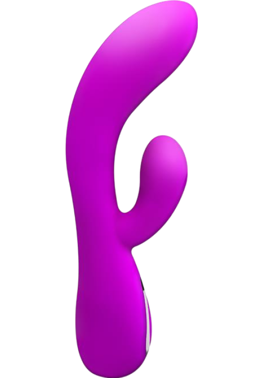 Rabbit δονητής από σιλικόνη σε μοβ χρώμα, μήκους 19 εκ. και μέγιστης διαμέτρου 3,5 εκ.