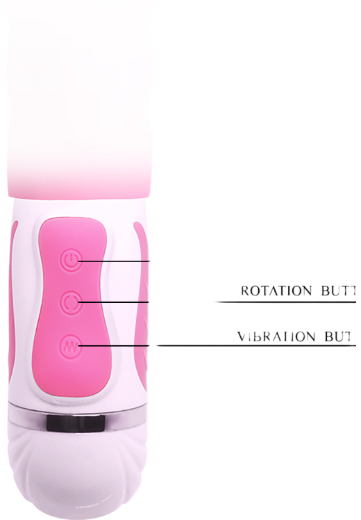 Rabbit δονητής από σιλικόνη σε ροζ χρώμα, μήκους 27 εκ. και μέγιστης διαμέτρου 4 εκ.