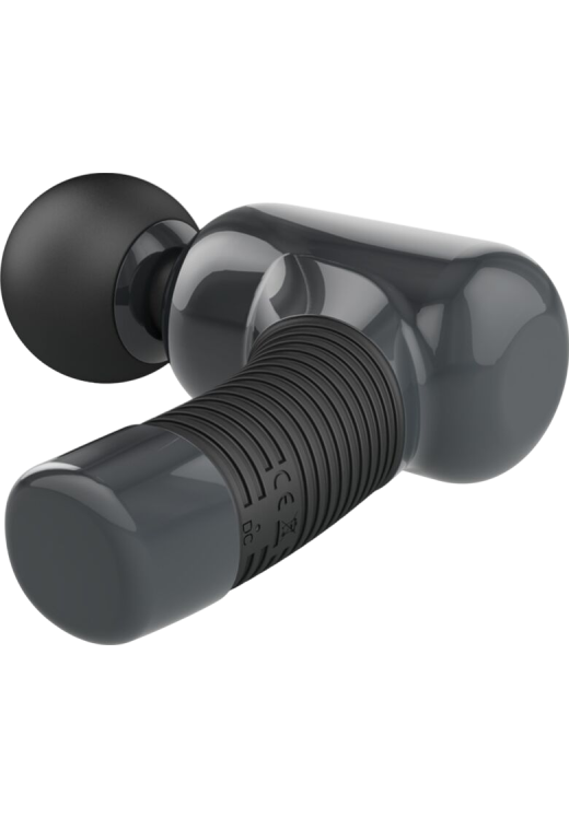 Δονητής μασάζ από σιλικόνη σε μαύρο χρώμα, μήκους 19,9 εκ. και μέγιστης διαμέτρου 3,5 εκ.