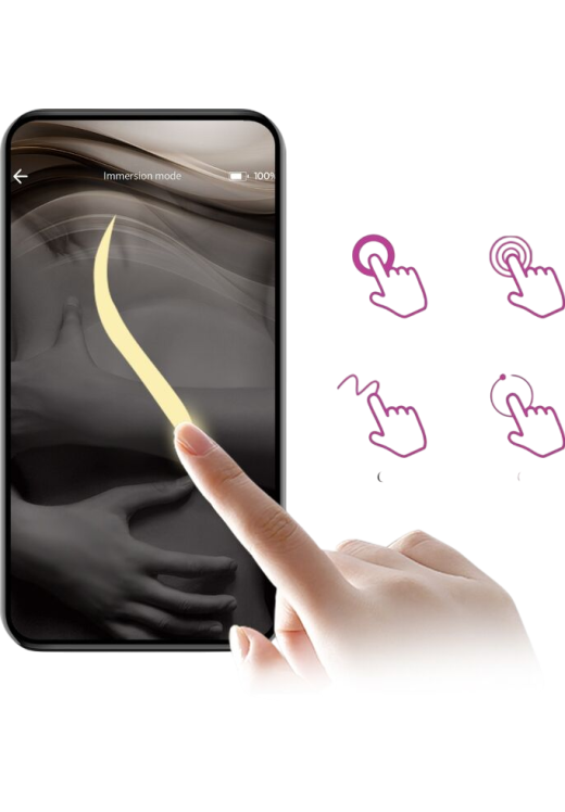 Τηλεχειριζόμενο αυγό από σιλικόνη σε λιλά χρώμα, μήκους 18,9 εκ. και μέγιστης διαμέτρου 3,2 εκ.