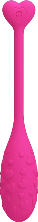 Τηλεχειριζόμενο αυγό από σιλικόνη σε ροζ χρώμα, μήκους 18,9 εκ. και μέγιστης διαμέτρου 3,2 εκ.