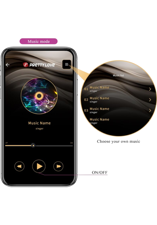 Δονητής σημείου g από σιλικόνη σε μοβ χρώμα, μήκους 9 εκ. και μέγιστης διαμέτρου 2,9 εκ.