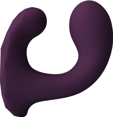 Δονητής σημείου g από σιλικόνη σε μοβ χρώμα, μήκους 9 εκ. και μέγιστης διαμέτρου 2,9 εκ.