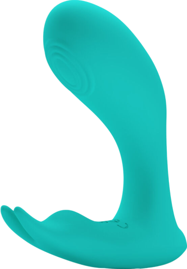 Δονητής σημείου g από σιλικόνη σε μπλέ χρώμα, μήκους 10 εκ. και μέγιστης διαμέτρου 3,3 εκ.